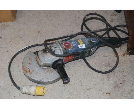 Metabo 110v  9" Angle Grinder (sold as seen - faulty switch).