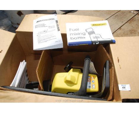McCulloch MAC335 chainsaw, in box