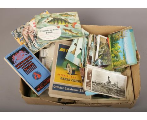 A collection of assorted Ephemera, Brooke Bond picture cards Asian Wild Life, Tropical birds, Ford Cortina Workshop manual ex