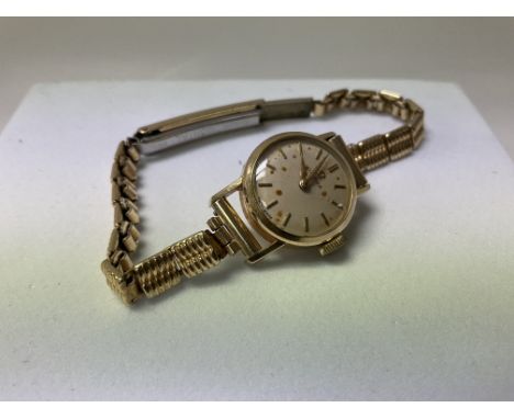 A vintage ladies omega wristwatch.