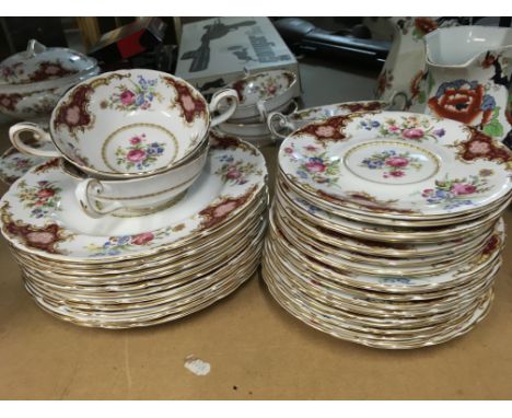 Tuscan China tea set. Windsor pattern. First and second class condition, made in England.