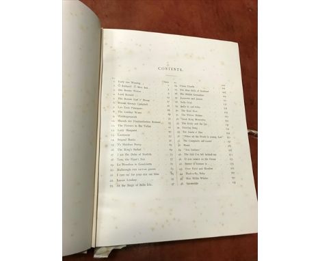 A Picture Song Book, ... the pictures by the Earl of Carlisle. London: Smith Elder &amp; Co 1910, small 4to, 46 mounted plate
