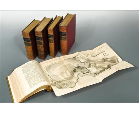 Medico-Physica Academiae, Naturae Curiosorum…, 5 vols. 1671- 94, small 4to, plates including folding, three added engraved ti