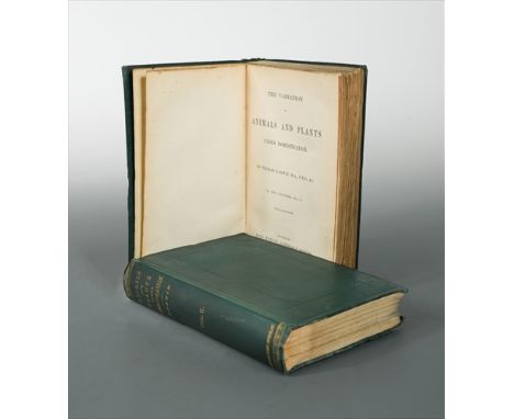 The Variation of Animals and Plants under Domestication. First edition, first issue, London: John Murray 1868, in 2 vols. 8vo