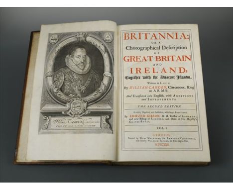 Britannia: or a Chorographical Description of Great Britain and Ireland, translated by Edmund Gibson, 2 vol., 2nd edition, 17