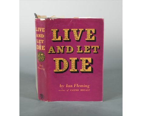 Live and Let Die, first edition, first impression 1954, in dust jacket, cancelled contemporary W H Smith library label to fir