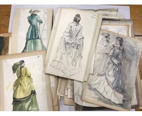 for ‘Art and Society’ by Herbert Read and ‘The Evolution of Travel’ by L. Sargent, lithographs, together with watercolours an