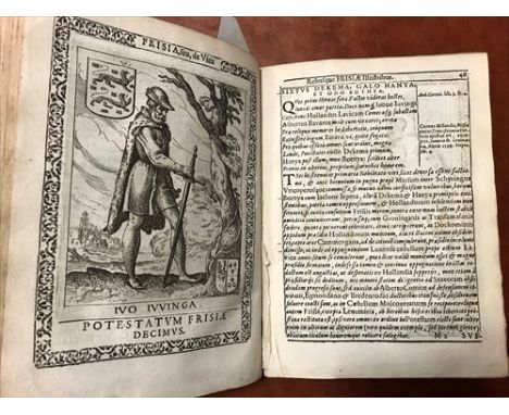 Frisia seu de viris rebusque Frisiae illustribus. Libri duo. Franeker: J. Lamrinck for J. Starter, 1620, small 4to, title pri