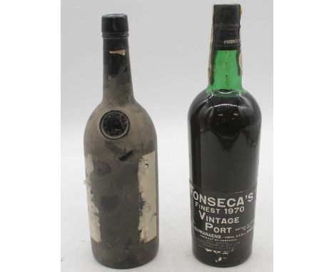 Fonseca's vintage port, 1970, one bottle; and Graham's vintage port, 1975, one bottle (2)