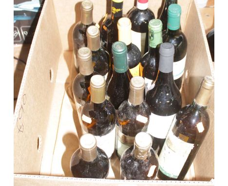 Assorted white table wines, to include Domaine du Val Brun, one bottle; Chateau Grand Quintin, 2005, Bergerac, one bottle; Ch