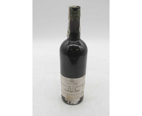 Taylor's Quinta de Vargella vintage port, 1972, one bottle 