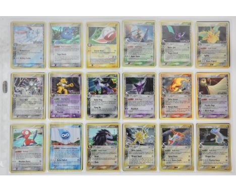 Pokemon TCG - EX Delta Species Reverse Holo Complete Set. This lot contains the first 107 reverse holo cards from the EX Delt