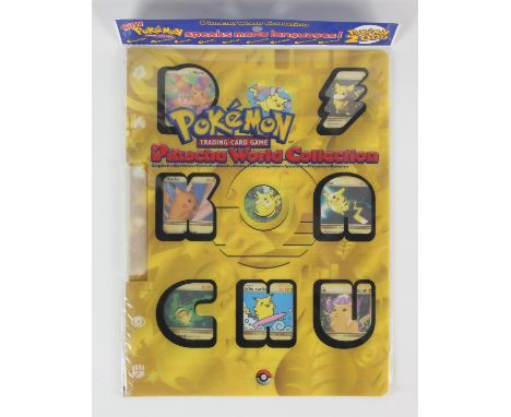   Pokemon TCG - Sealed Pikachu 2000 World Collection Promo File - This lot contains a factory sealed Pikachu 2000 World Colle