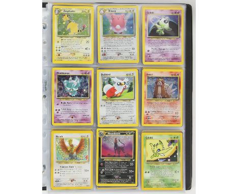   Pokemon TCG - Neo Revelation Partial Complete Set. This set features a near complete Neo Revelation expansion - it contains