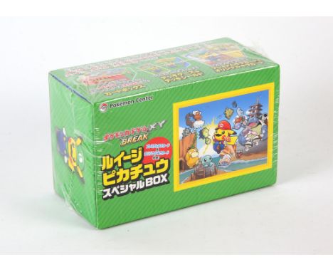   Pokémon TCG. JapaneseLuigiPikachuXY Promo Box Sealed.    This lot contains the sealed Luigi/Pikachu promotional box that wa