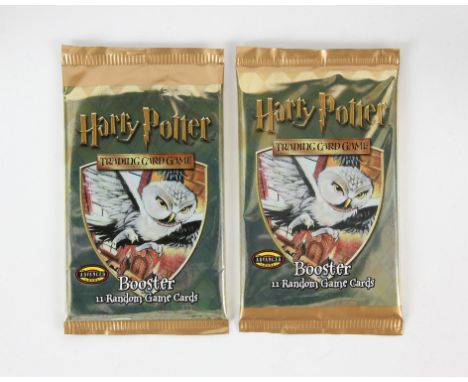   Harry Potter TCG. Harry Potter Base Set Booster Packs X2  Provenance: This item comes from the vault of a former Wizards of