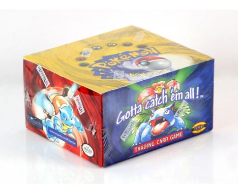 Pokemon TCG. Base Set Booster box. Unlimited. This lot contains a sealed Base Set booster box, this is an unlimited print run