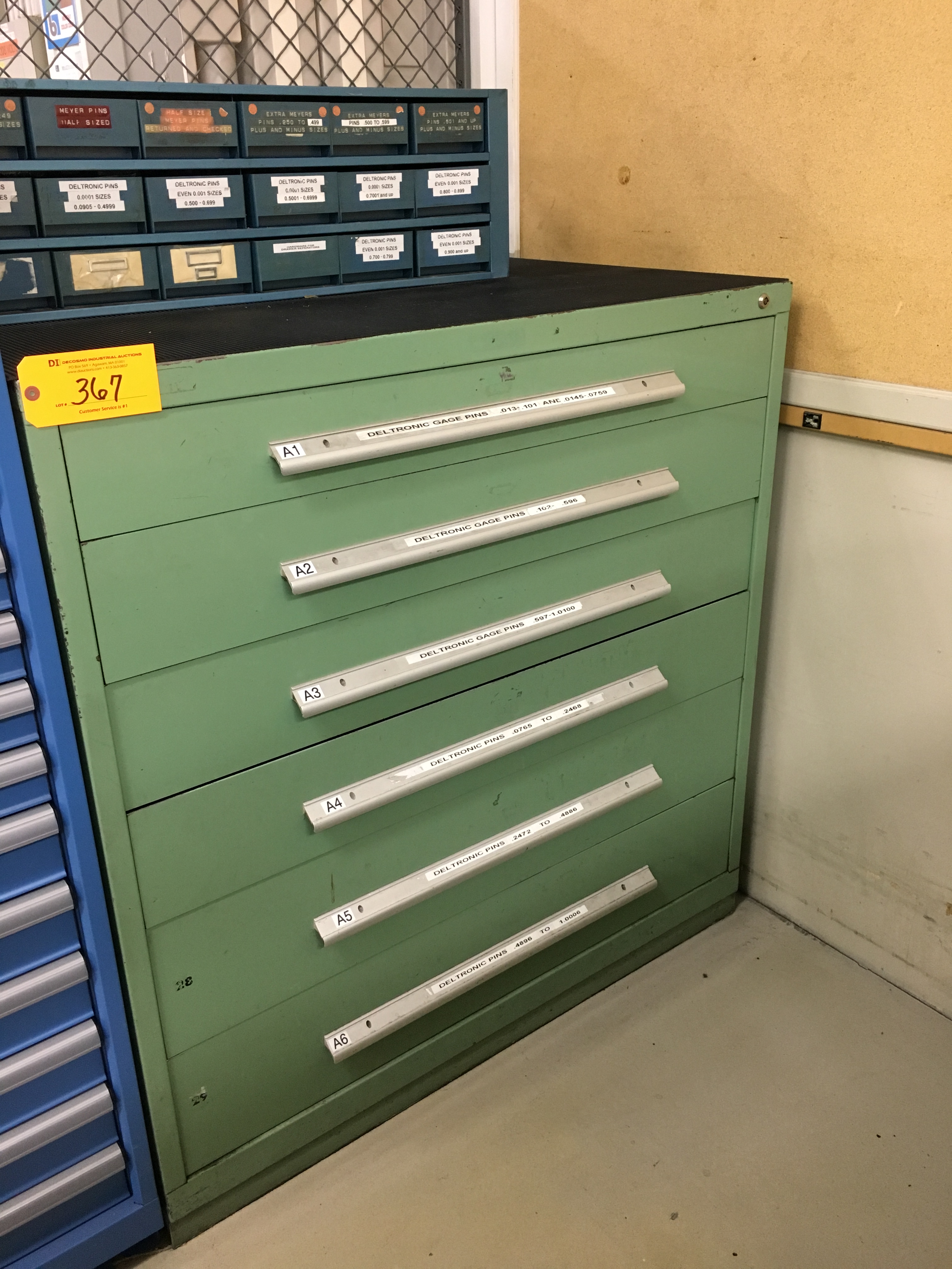 LISTA HEAVY DUTY TOOL WITH CONTENTS (DELTRONIC PIN GAGES) (*See