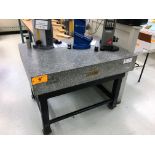 36'' x 48'' x 8'' GRANITE SURFACE PLATE WITH STAND (GRADE-A)