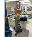 TRIMOS # V-604+ DIGITAL HEIGHT GAGE, S/N 9056-A WITH PROBE & CALIBRATION BLOCK