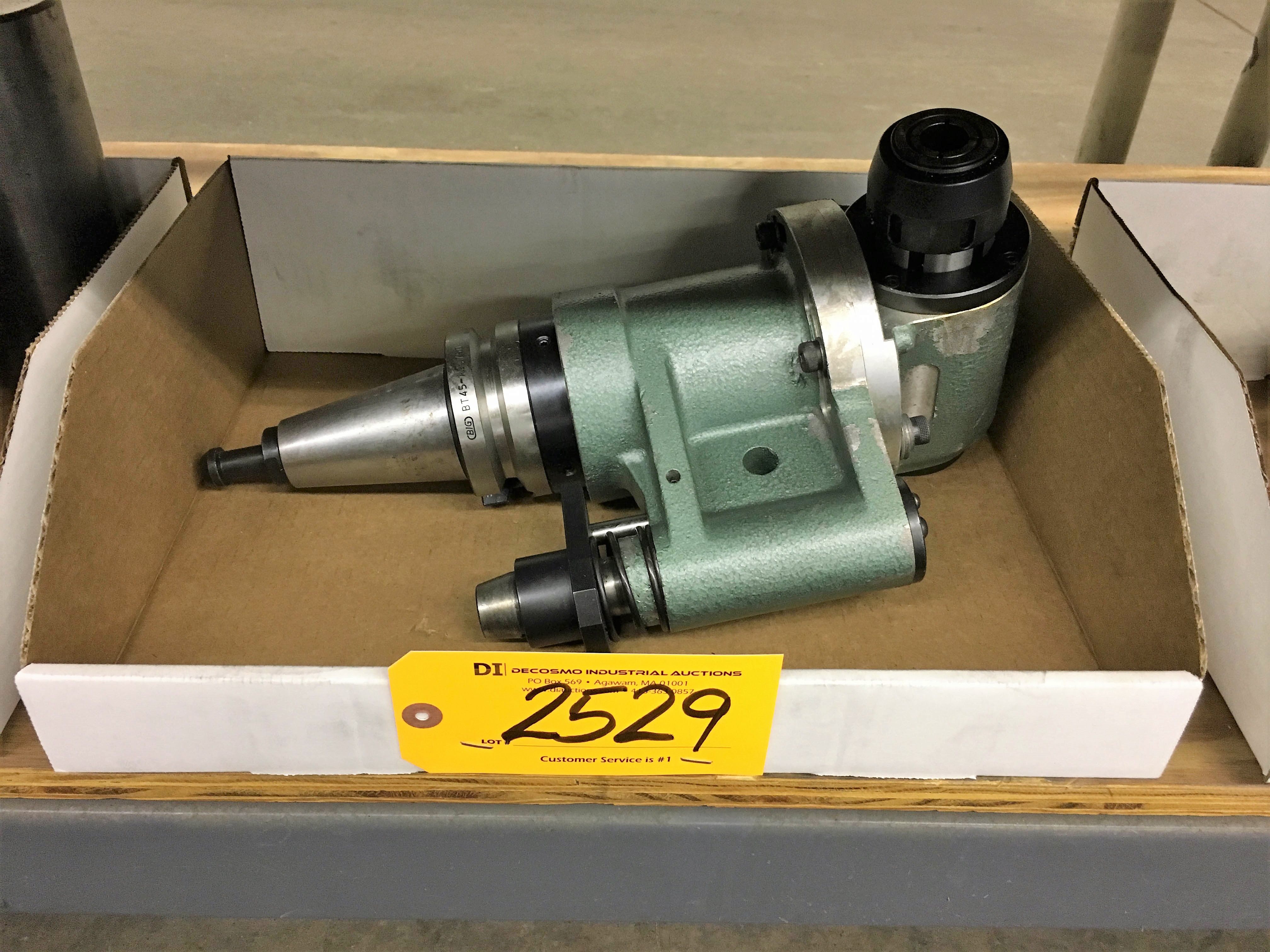 BIG RIGHT ANGLE CNC MILLING HEAD WITH BT45 TAPER ADAPTER