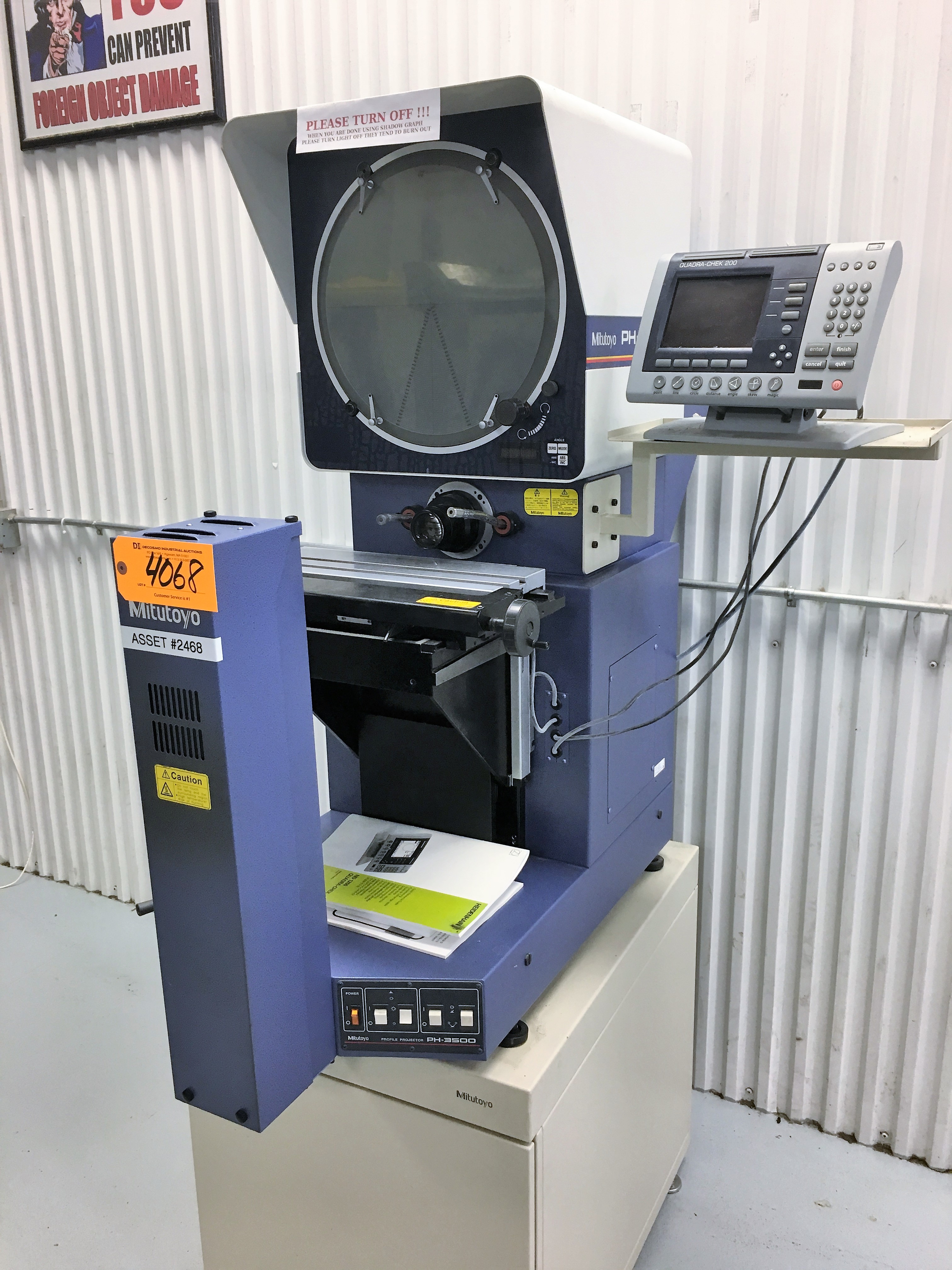 Mitutoyo Optical Comparator Ph 350 4 Lenses Overlay vrogue.co