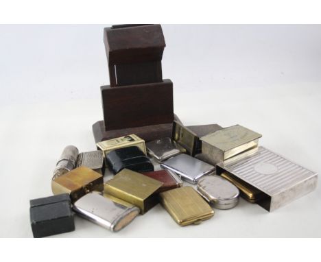 Vesta Cases/Match Safe &amp; Inkpots Inc Antique &amp; Vintage, Churchill, Masonic, Etc