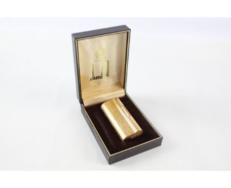 Boxed Dunhill Gold Plated S-Shape Lighter 