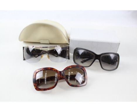 Collection of Designer Sunglasses Inc Christian Dior, Cases x 3