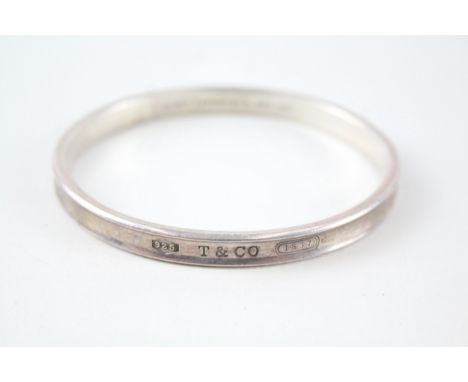Tiffany &amp; Co Sterling Silver Concave Bangle 34g