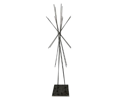DIEGO PASTOR (Fitero, Navarre, 1982)."Relajación", from the series "Estados de ánimo", 2020. Unique piece.In steel.Signed.Cer