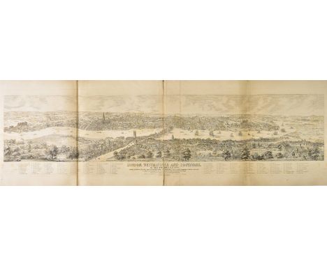 London ( ). Whittock (N.), London, Westminster and Southwark as they appeared A.D. 1543, from a drawing By Anty. van den Wyng