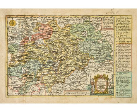 Schreiber (Johann George). [Atlas Selectus von allen Konigreichen und landern der welt ...,] Leipzig, circa 1749, lacking pri
