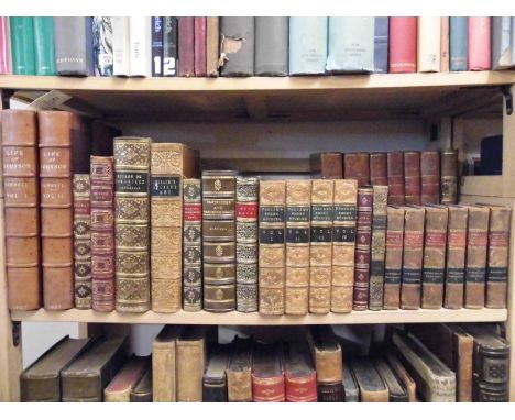 Bindings. The Life of Samuel Johnson, 2 volumes by James Boswell, 1907,  black and white illustrations, bookplates to front p
