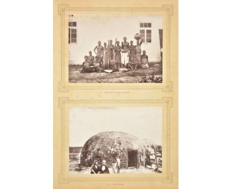 Alexander (Sam). Photographic Scenery of South Africa, 1st edition, Sam Alexander, 1880, tinted lithographic title page with 