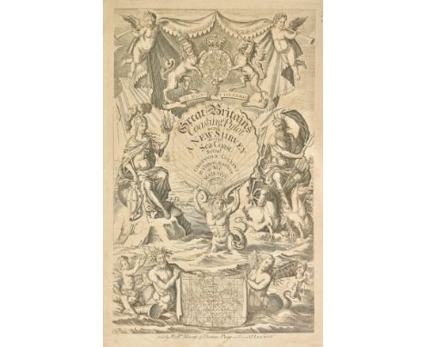 Collins (Captain Greenvile). Great Britain's Coasting Pilot: In two parts. Being a new and exact survey of the sea-coast of E