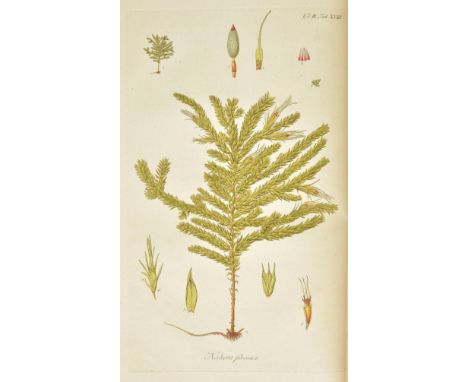 Hedwig (Johann). Descriptio et Adumbratio Microscopico-Analytica Muscorum Frondosorum, volumes I &amp; III-IV only (of 4) in 