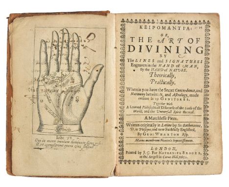 Rothmann (Johann). Keipomantia: Or, the Art of Divining by the Lines and Signatures engraven in the Hand of Man, by the Hand 