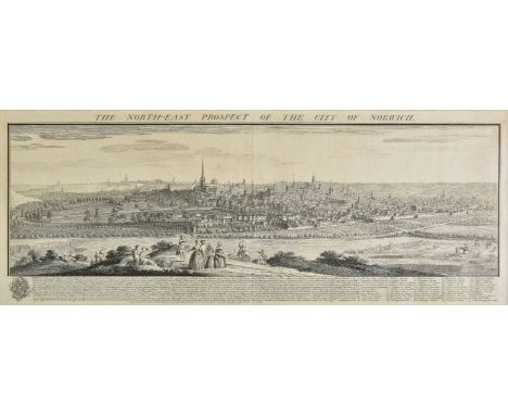 *Norwich. Buck (Samuel &amp; Nathaniel), The North-east prospect of the city of Norwich, 1741 (but 1775 edition), uncoloured 