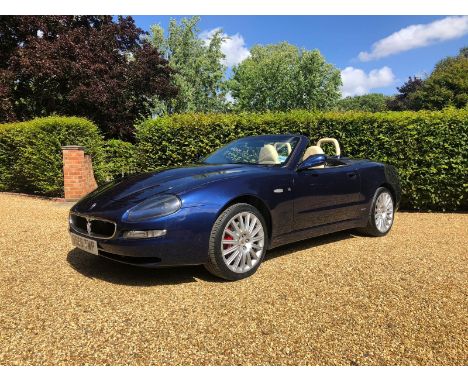 2002 Maserati 4200 GT Spyder CambiocorsaRegistration no. S555 TWPChassis no. ZAMBB18C000008517Odometer Reading: 47,500 MoT Ex