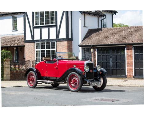 1931 Alvis TJ 12/50 'Duck's Back' Registration no. GO 5762Chassis no. 13610Odometer Reading: TBAMoT: Exempt *Full restoration