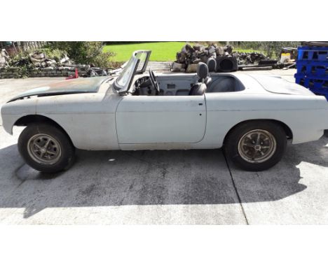 1976 MG B Roadster Restoration ProjectRegistration no. LUT 722PChassis no. GHN5-314427GOdometer Reading: N/AMoT: N/A *Rolling