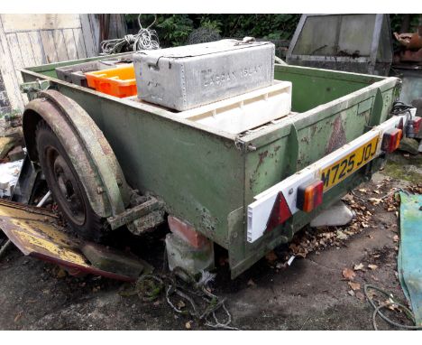 1965 Lo Lode  Bespoke-Built Single-Axle Land Rover Trailer Chassis no. 11655578*Bespoke-build trailer for Spencer Wilks *Idea