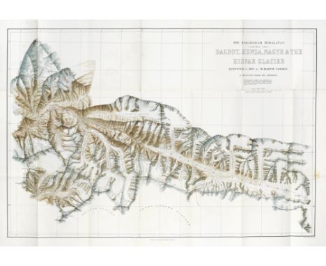 CONWAY (WILLIAM MARTIN)Climbing and Exploration in the Karakoram-Himalayas, 4 vol. (including 'Scientific Reports', and portf