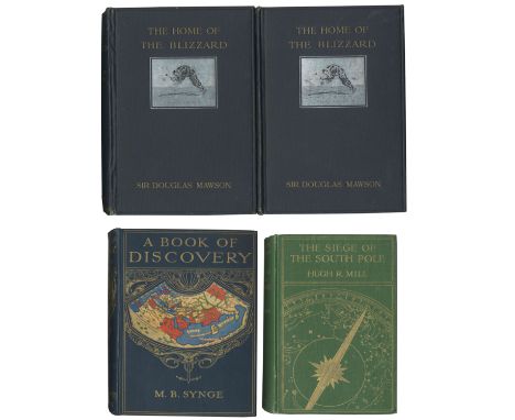 MAWSON (DOUGLAS)The Home of the Blizzard. Being the Story of the Australasian Antarctic Expedition, 1911-1914, 2 vol.,  20 co