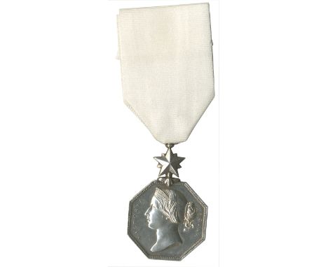 ARCTIC MEDAL 1815-1855Silver medal awarded by Queen Victoria, inscribed with the name Joseph Organ, Ice Qr. Master, the rever