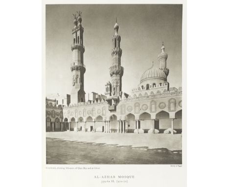 CRESSWELL (KEPPEL A.)The Mosques of Egypt... Being a Series of Views in Colour and Monochrome of the Principal Mosques of Egy