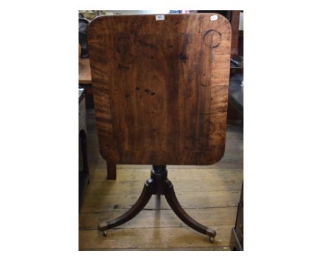 A 19th century mahogany tripod table, 77 cm wide   Condition report  Report by GHThe structure on the underside of the table 