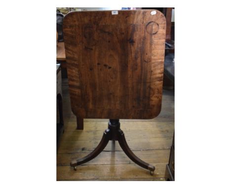 A 19th century mahogany tripod table, 77 cm wide   Condition report  Report by GHThe structure on the underside of the table 