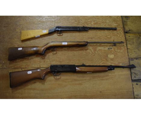 A Crosman Model 1 .22 air rifle, and two others (3)